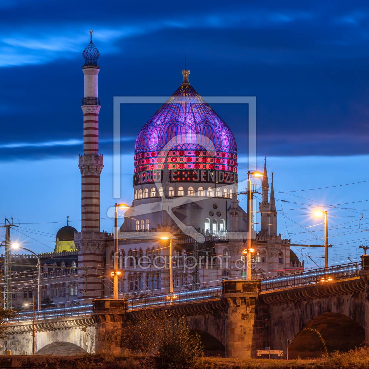 Bild-Nr.: 12887705 Yenidze am Abend erstellt von eyetronic