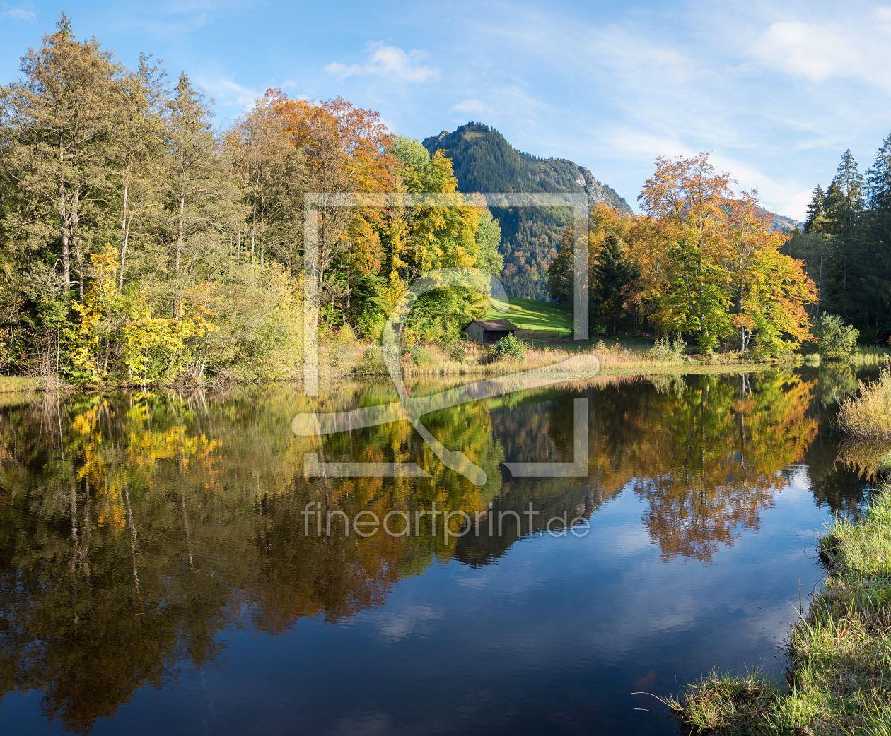 Bild-Nr.: 12887760 Moorweiher Oberstdorf Herbstidylle III erstellt von SusaZoom