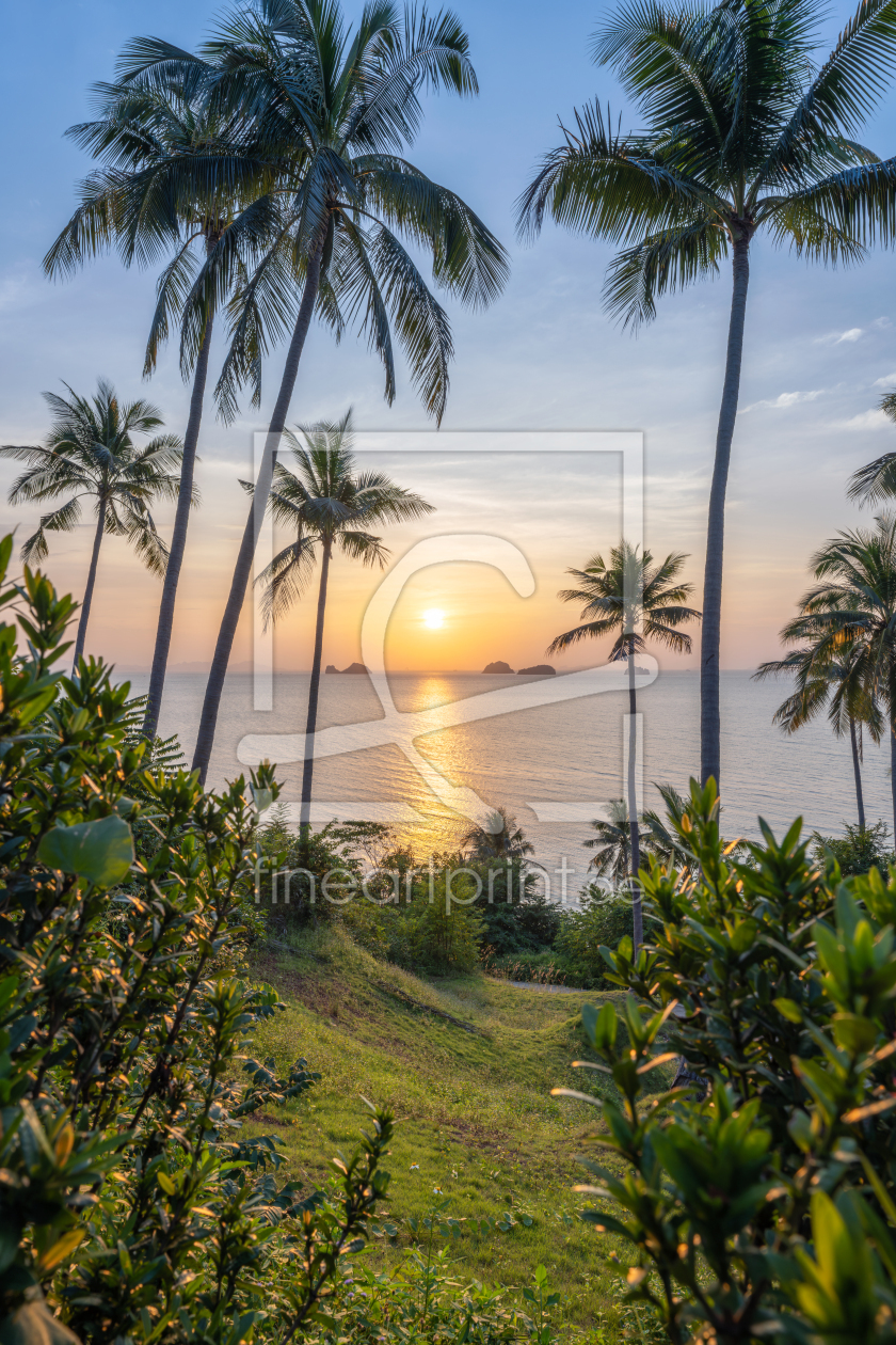 Bild-Nr.: 12888015 Sonnenuntergang auf Koh Samui Thailand erstellt von eyetronic