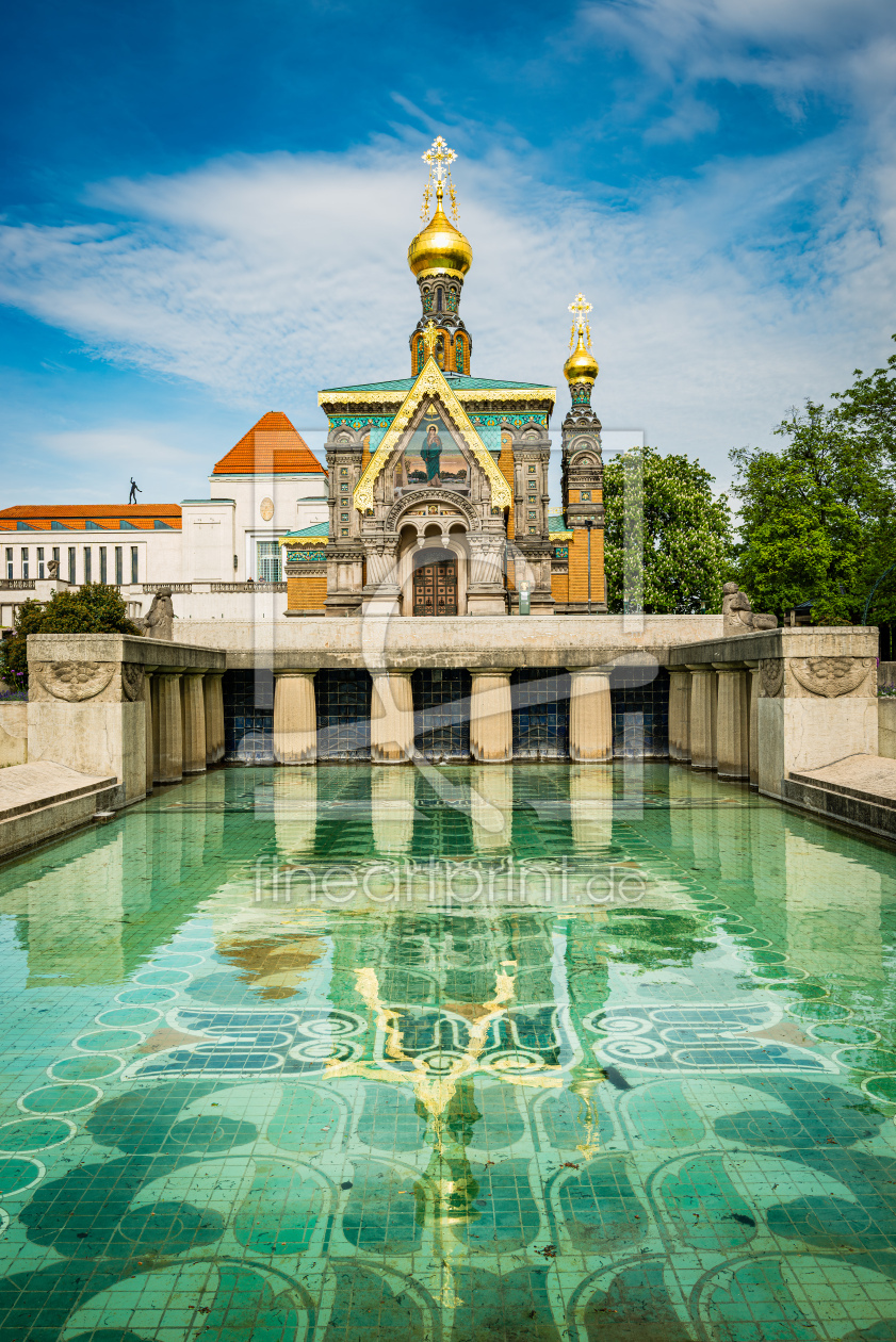 Bild-Nr.: 12889662 DA-Mathildenhöhe-Russische Kapelle 38 erstellt von Erhard Hess
