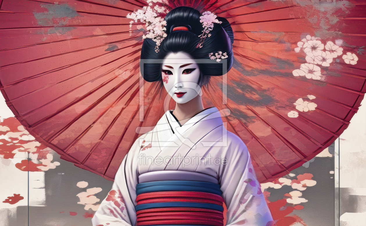 Bild-Nr.: 12889773 Geisha KI erstellt von XYRIUS
