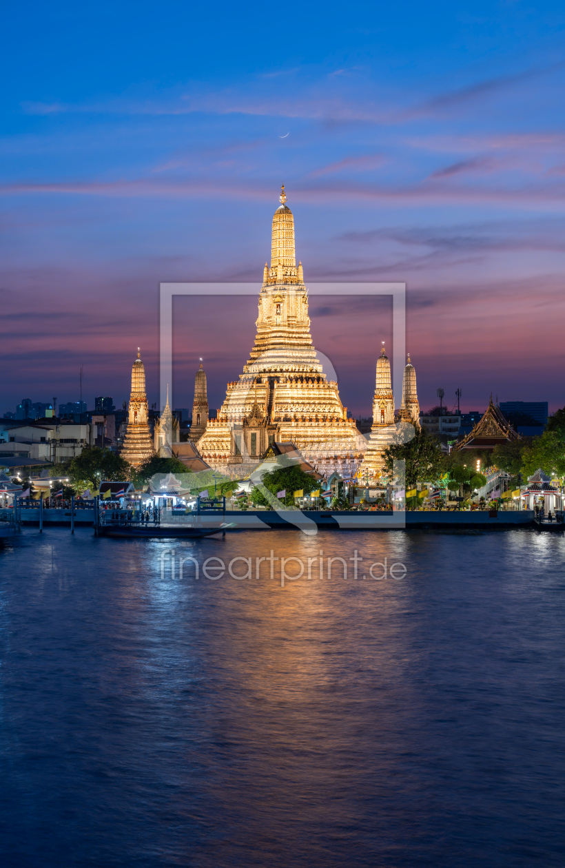 Bild-Nr.: 12890016 Wat Arun Tempel bei Nacht erstellt von eyetronic