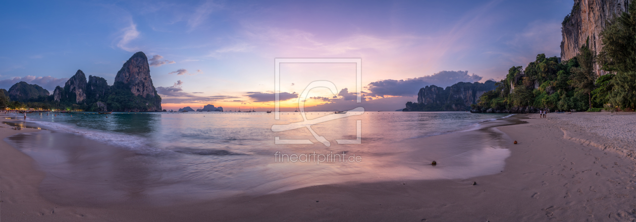 Bild-Nr.: 12890336 Sonnenuntergang am West Railay Strand erstellt von eyetronic