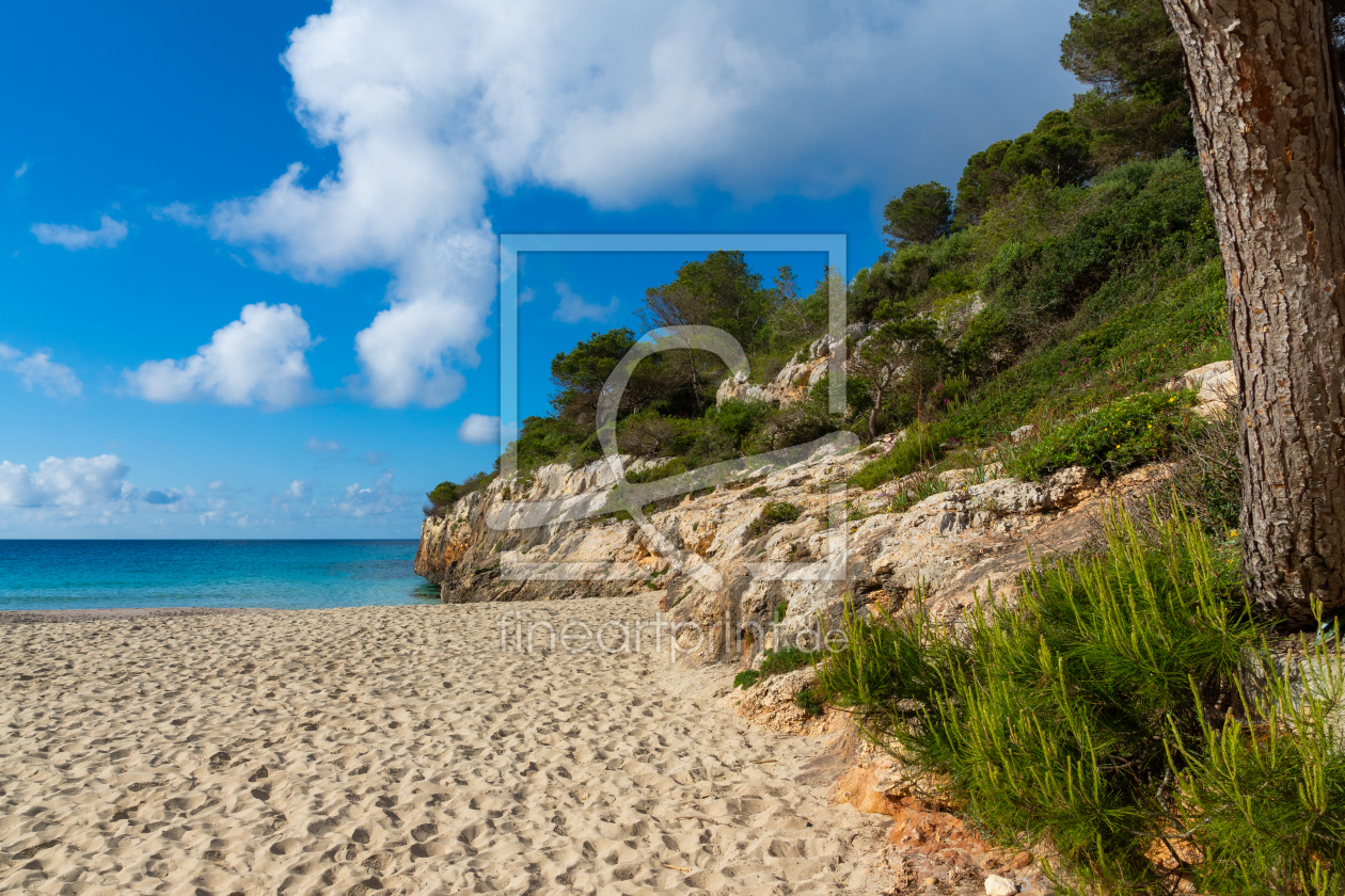 Bild-Nr.: 12891600 Cala Anguila Strand auf Mallorca erstellt von Kunze Kunze