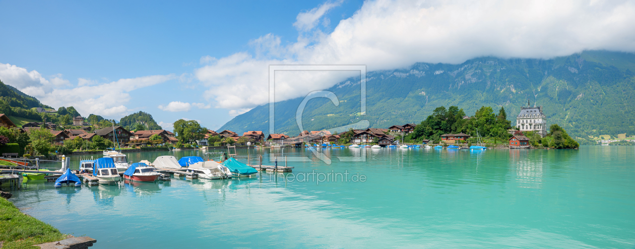 Bild-Nr.: 12891610 Hafen Iseltwald am Brienzersee erstellt von SusaZoom