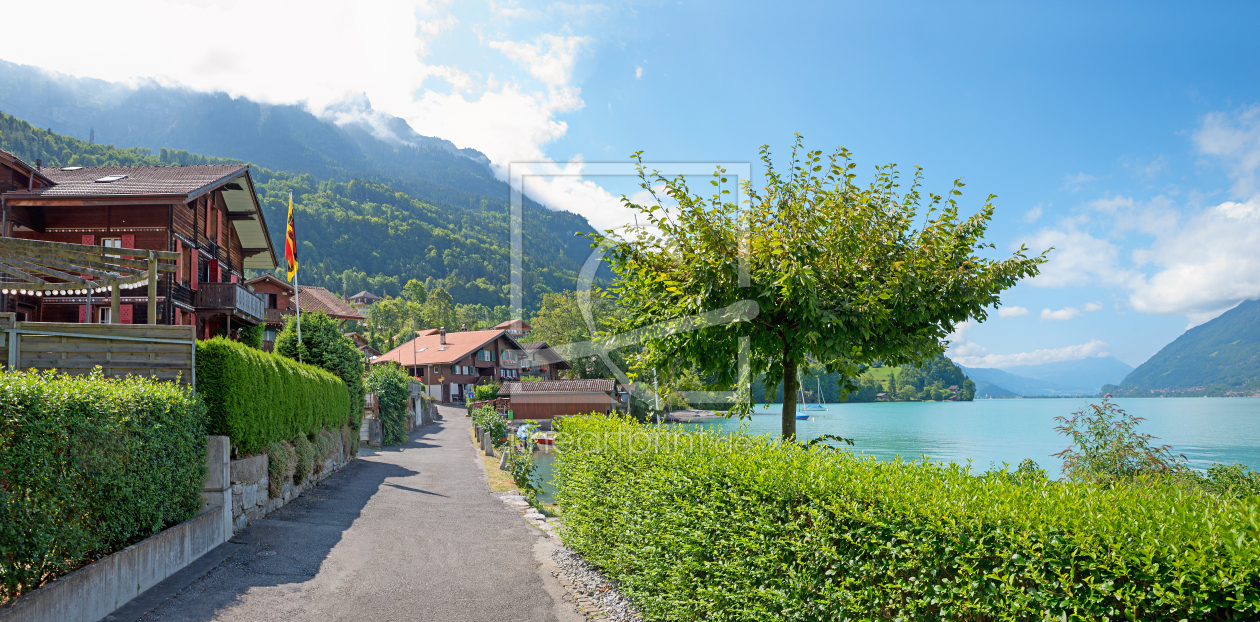 Bild-Nr.: 12891739 Seeuferpromenade Iseltwald am Brienzersee erstellt von SusaZoom