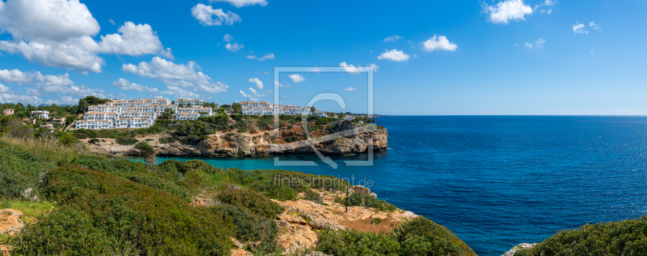 Bild-Nr.: 12891758 Panoramablick auf die Cala Romantica Mallorca  erstellt von Kunze Kunze