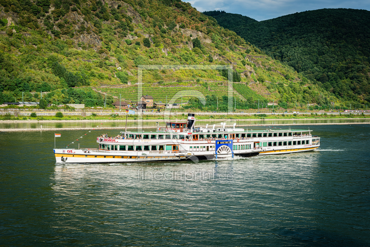 Bild-Nr.: 12892402 Historischer Schaufelraddampfer Goethe erstellt von Erhard Hess
