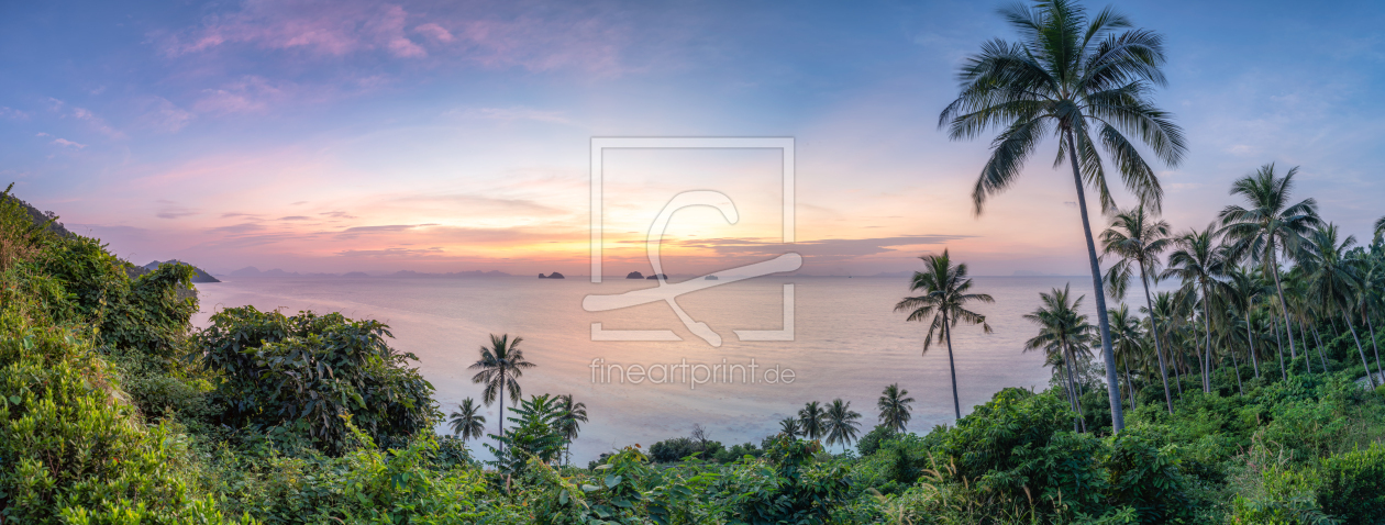 Bild-Nr.: 12892782 Sonnenuntergang Panorama auf Koh Samui erstellt von eyetronic