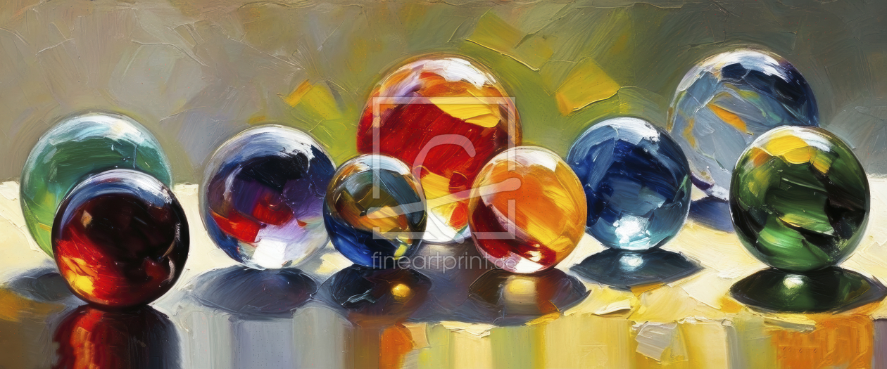 Bild-Nr.: 12892893 Glass Kugeln KI erstellt von XYRIUS