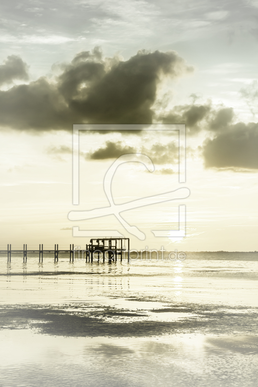 Bild-Nr.: 12893123 Bokeelia Sonnenuntergang - Vintage erstellt von Melanie Viola