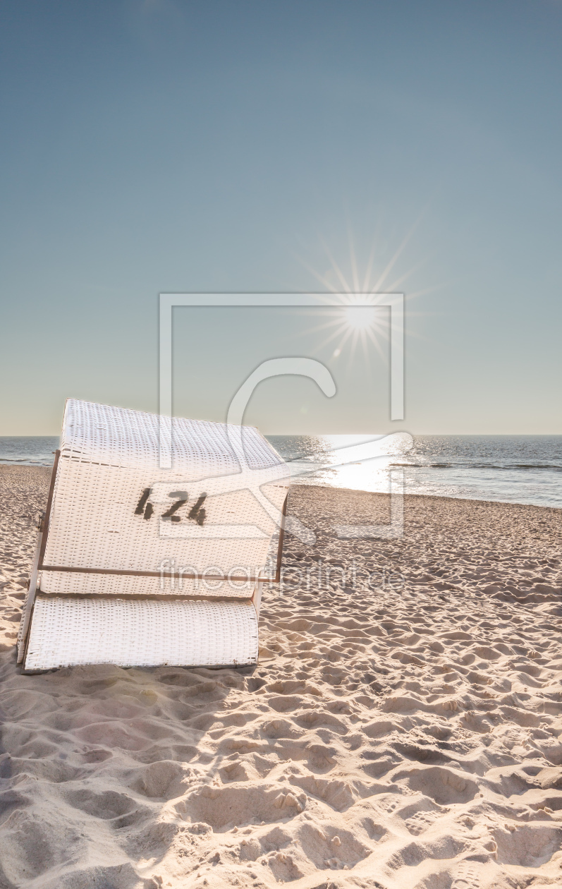 Bild-Nr.: 12894333 Strandkorb unter Sylter Sonne erstellt von Ursula Reins