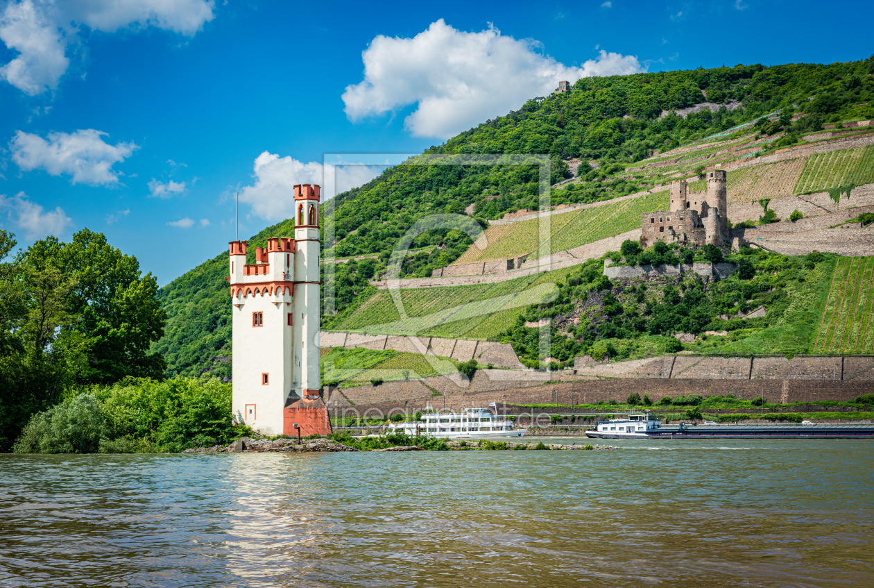 Bild-Nr.: 12894432 Mäuseturm und Ruine Ehrenfels 89n erstellt von Erhard Hess