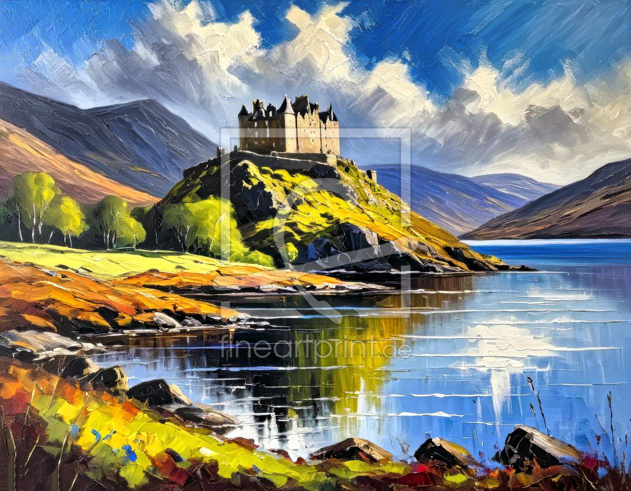 Bild-Nr.: 12896546 Highlands Burg KI erstellt von XYRIUS