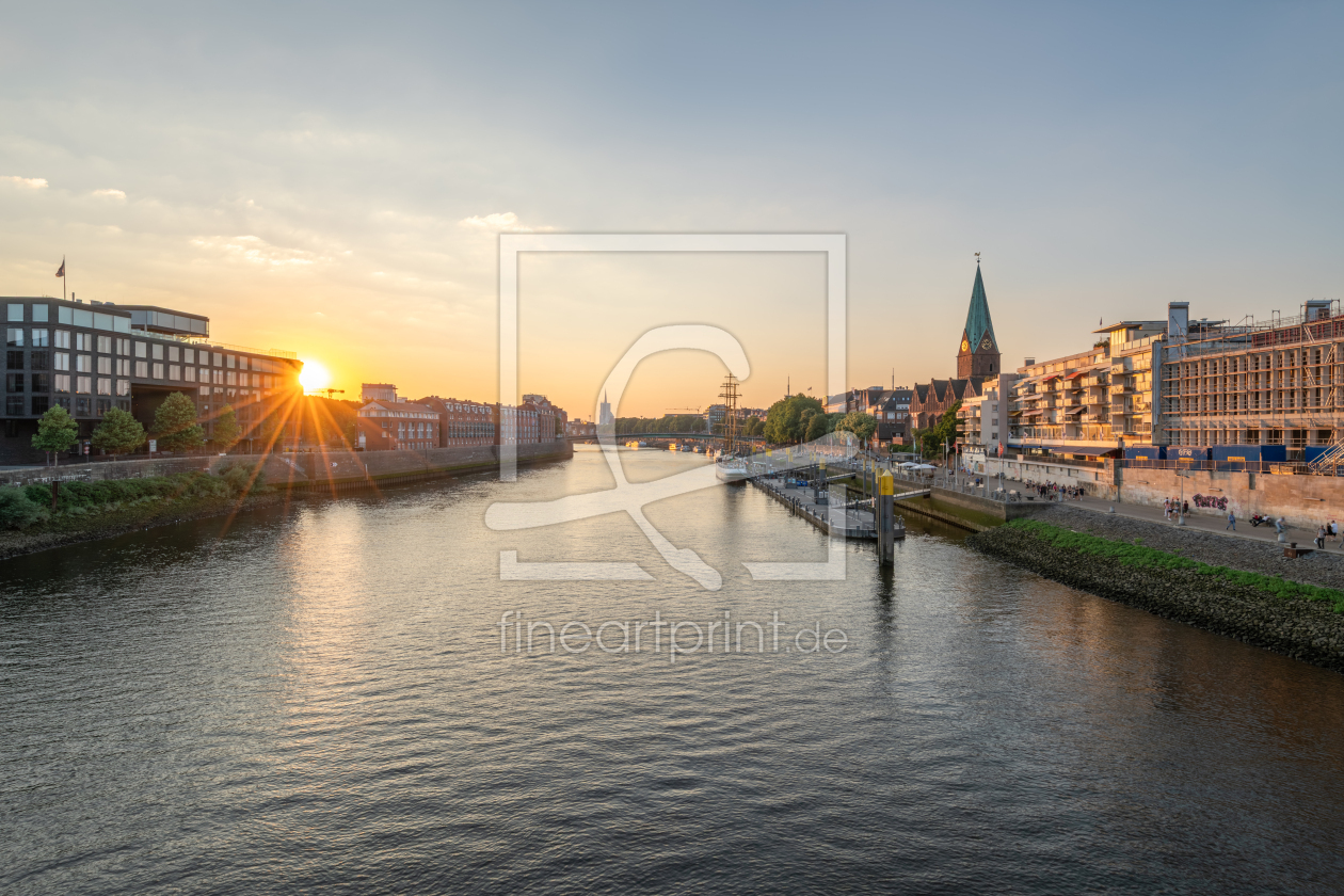 Bild-Nr.: 12897192 Sonnenuntergang in Bremen erstellt von eyetronic