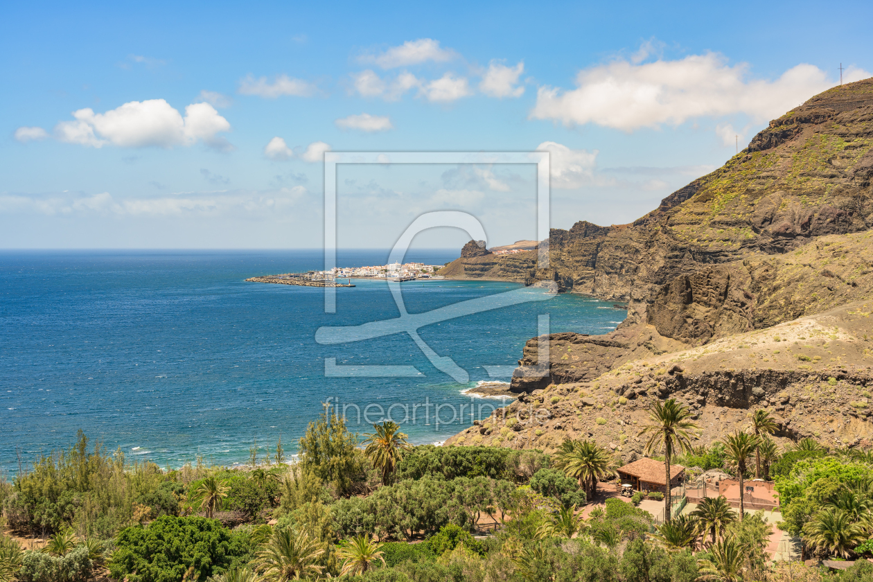 Bild-Nr.: 12897210 Blick nach Puerto de las Nieves auf Gran Canaria erstellt von Michael Valjak