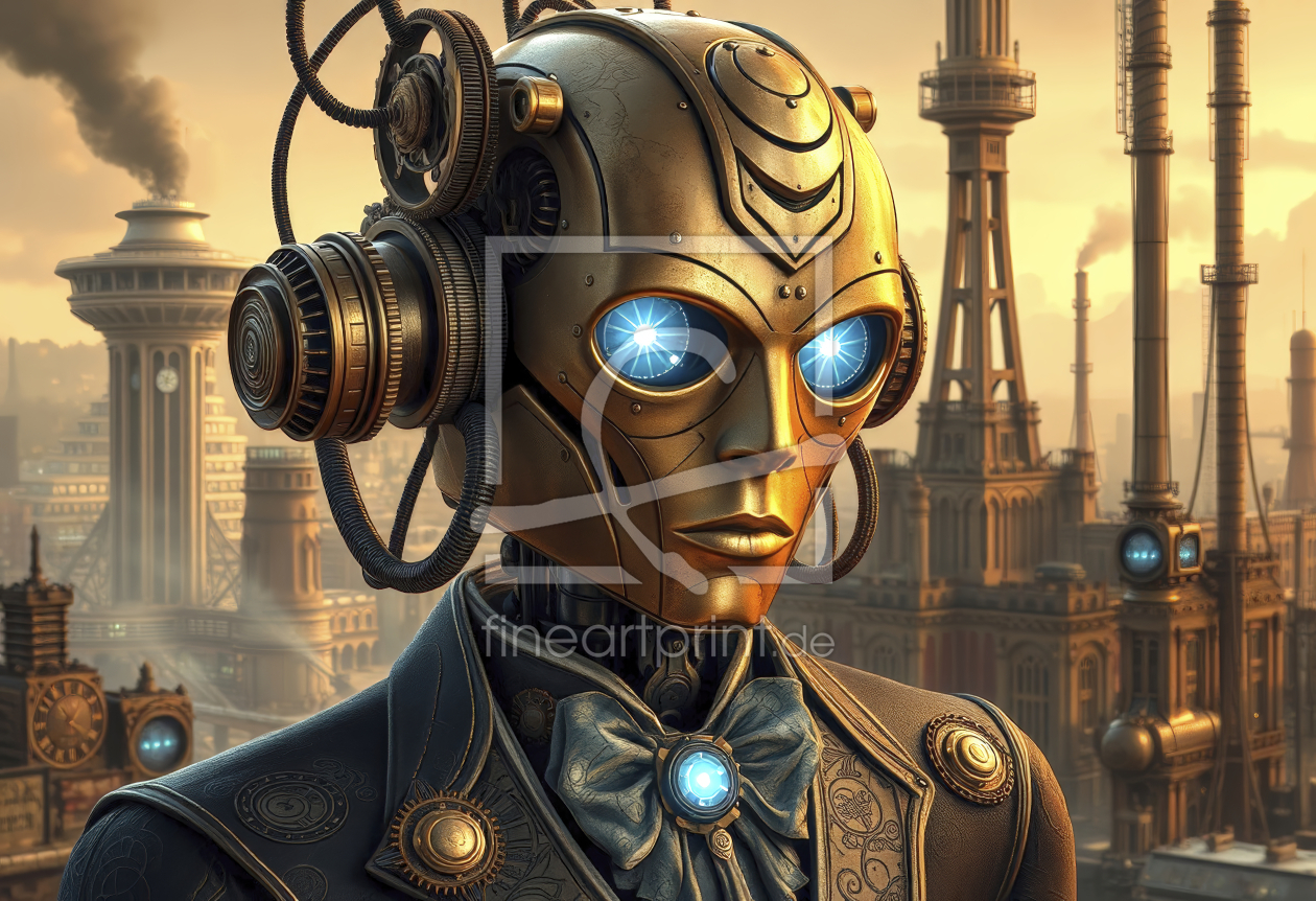 Bild-Nr.: 12898324 Steampunk Humanoid KI erstellt von XYRIUS
