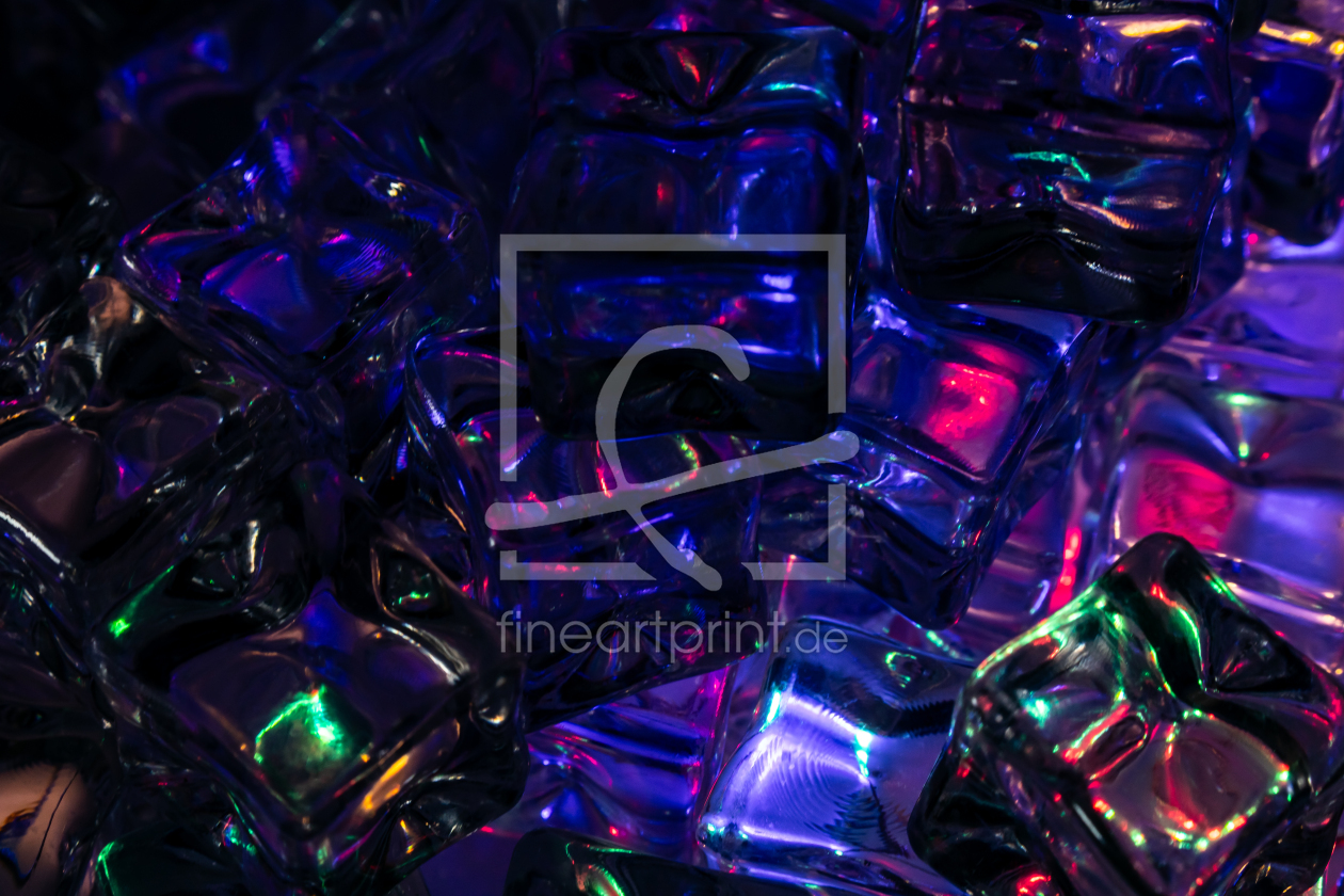 Bild-Nr.: 12898533  Leuchtende Eiswürfel erstellt von Sandra Höfer