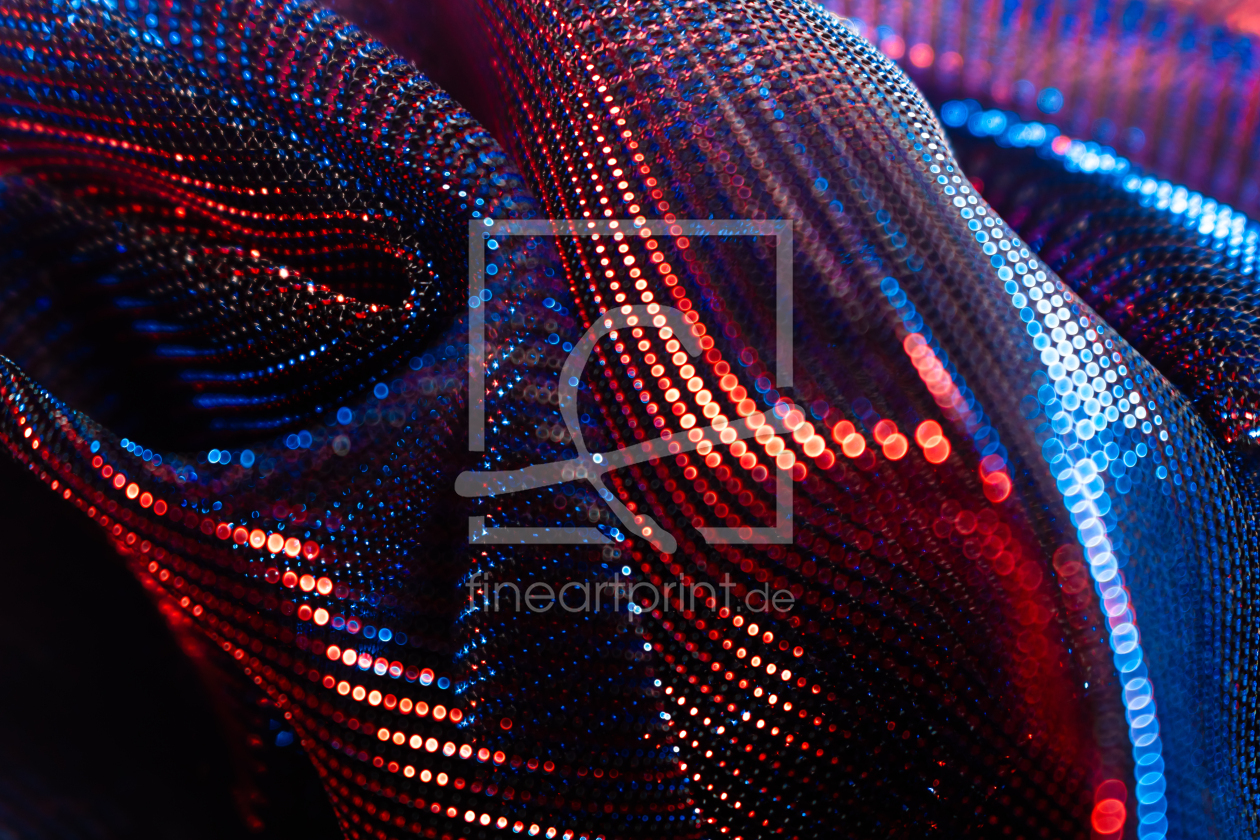 Bild-Nr.: 12899514 Irisierender Stoff mit Bokeh-Effekt erstellt von Sandra Höfer