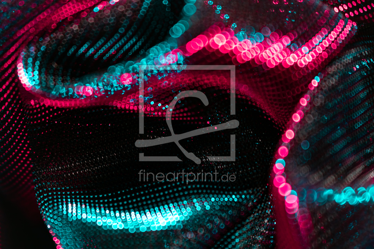 Bild-Nr.: 12899519 Bokeh-Wellen in Pink und Blau erstellt von Sandra Höfer