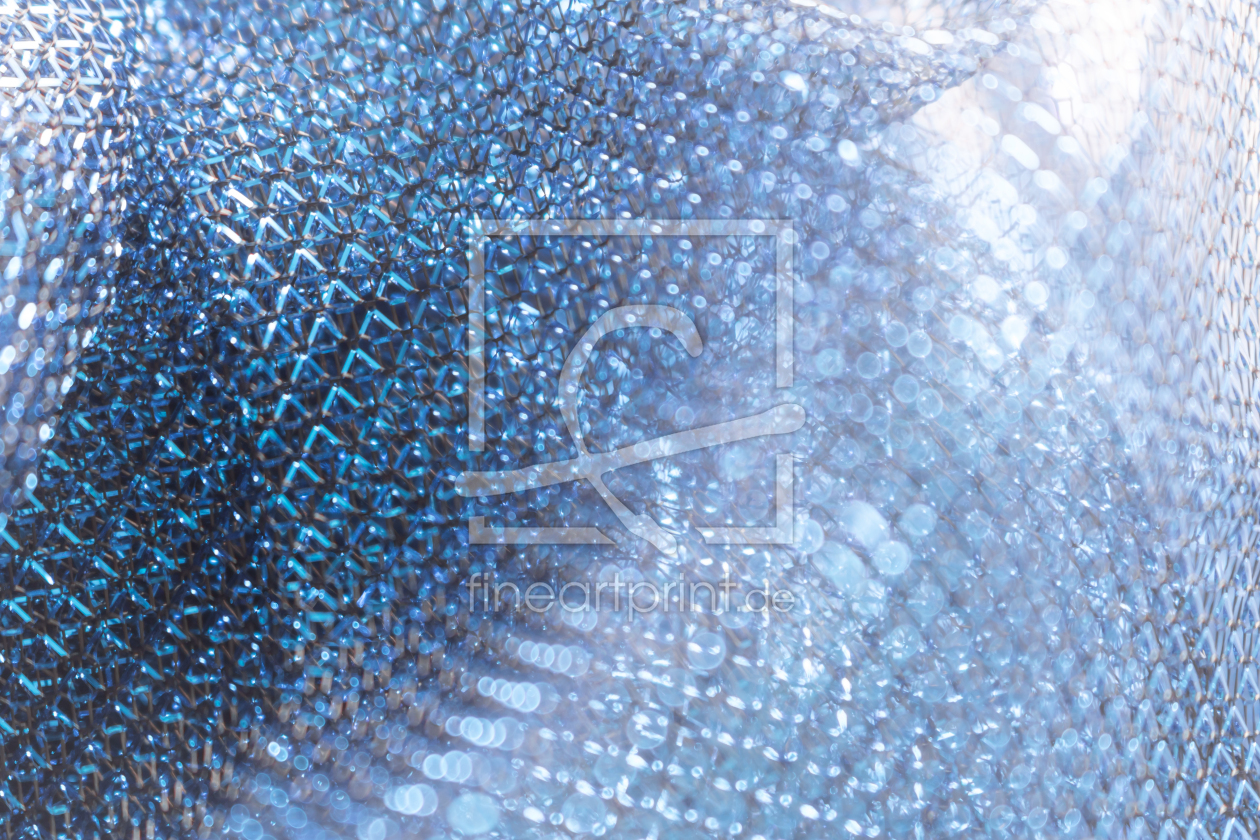 Bild-Nr.: 12899555 Blaues Schimmermuster mit Struktur erstellt von Sandra Höfer