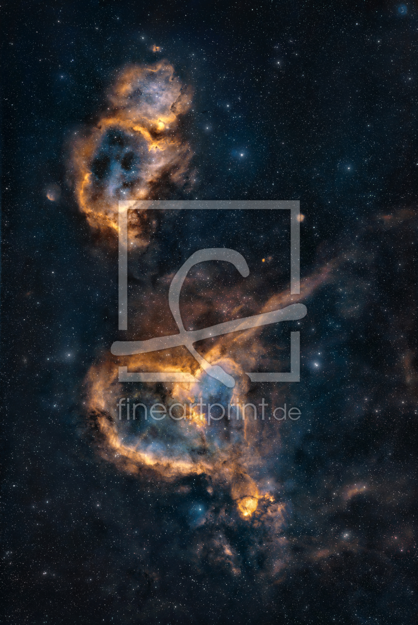 Bild-Nr.: 12902708 Astrofotografie von Herz- und Seelennebel erstellt von Smileus