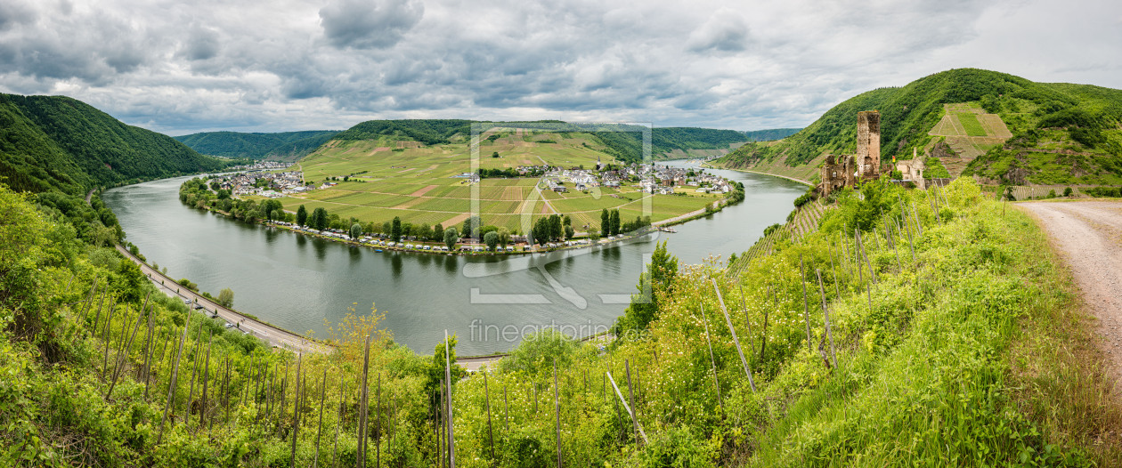 Bild-Nr.: 12903270 Moselschleife bei Beilstein-Burg Metternich -5neu- erstellt von Erhard Hess