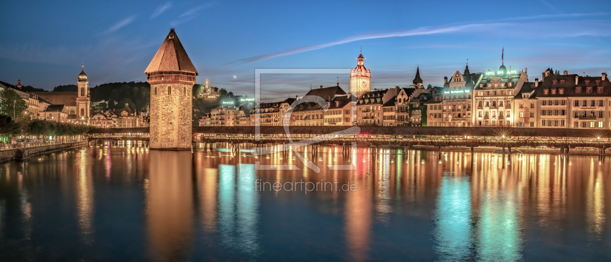 Bild-Nr.: 12903300 Luzern am Abend erstellt von Achim Thomae