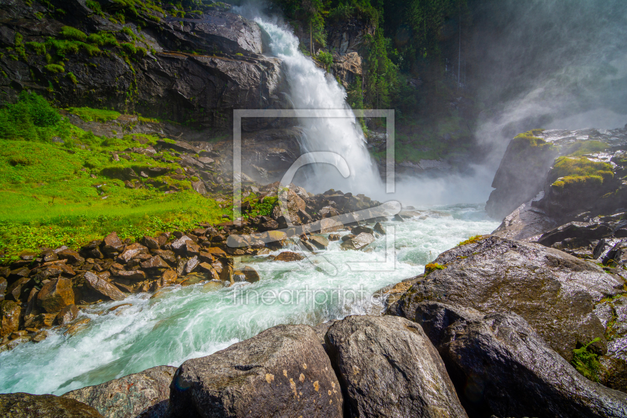 Bild-Nr.: 12903705 Krimml - Wasserfall im Sommer erstellt von Martin Martin Wasilewski