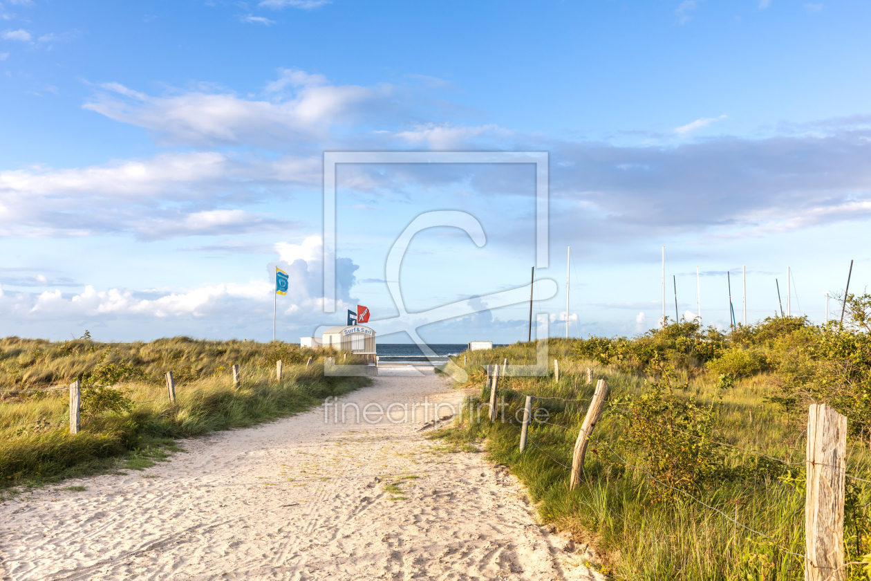 Bild-Nr.: 12903802 Strandweg In Howacht erstellt von Ursula Reins