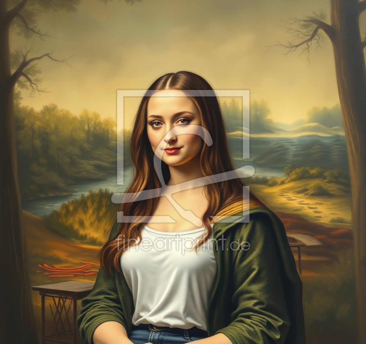 Bild-Nr.: 12904101 Mona Lisa KI erstellt von XYRIUS