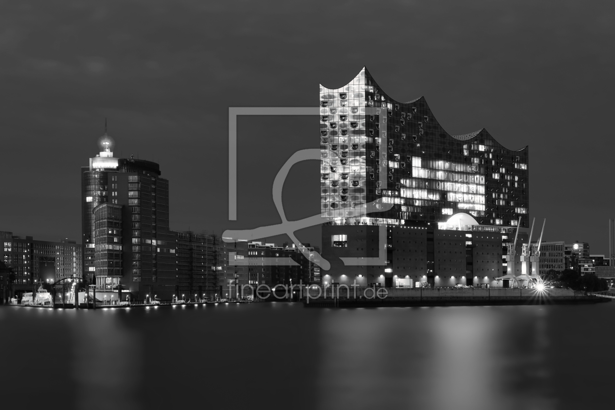 Bild-Nr.: 12904427 Hamburg - Elbphilharmonie Schwarz-Weiß  erstellt von uh-Photography
