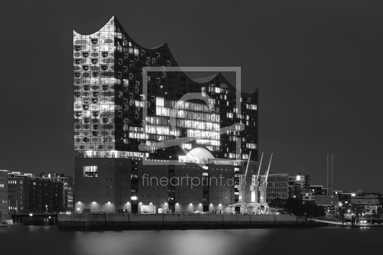 Bild-Nr.: 12905280 Hamburg - Elbphilharmonie Schwarz-Weiß  erstellt von uh-Photography