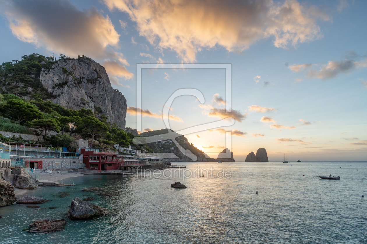 Bild-Nr.: 12907618 Marina Piccola und Faraglioni Felsen auf Capri erstellt von eyetronic