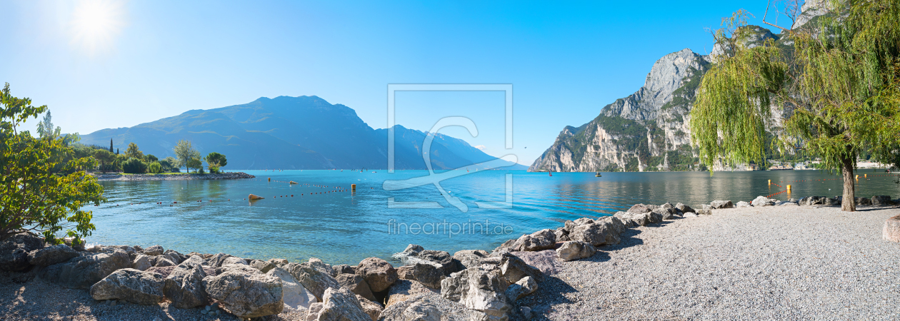 Bild-Nr.: 12908071 Badestrand Riva del Garda am Gardasee erstellt von SusaZoom