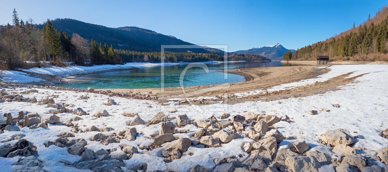 Bild-Nr.: 12908094 Walchenseebucht Niedernach im Winter erstellt von SusaZoom