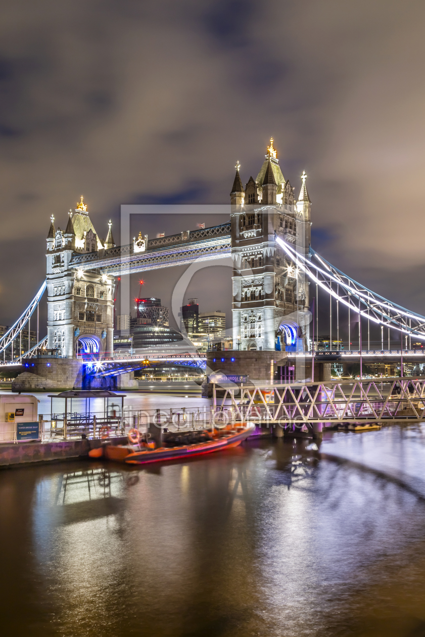 Bild-Nr.: 12908276 LONDON Tower Bridge im Abendlicht erstellt von Melanie Viola