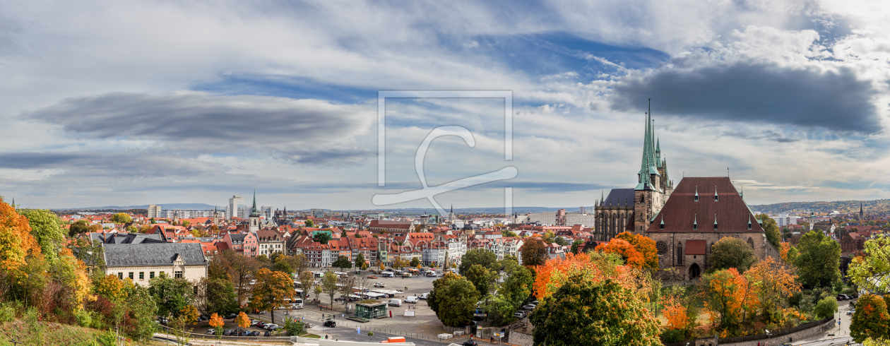 Bild-Nr.: 12910399 Panorama Erfurt erstellt von DirkR