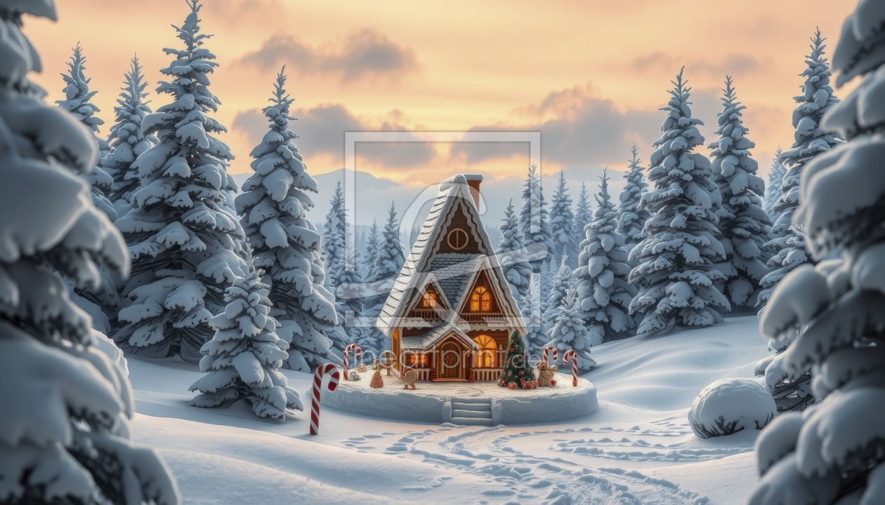 Bild-Nr.: 12911162 Knusperhäuschen KI erstellt von XYRIUS