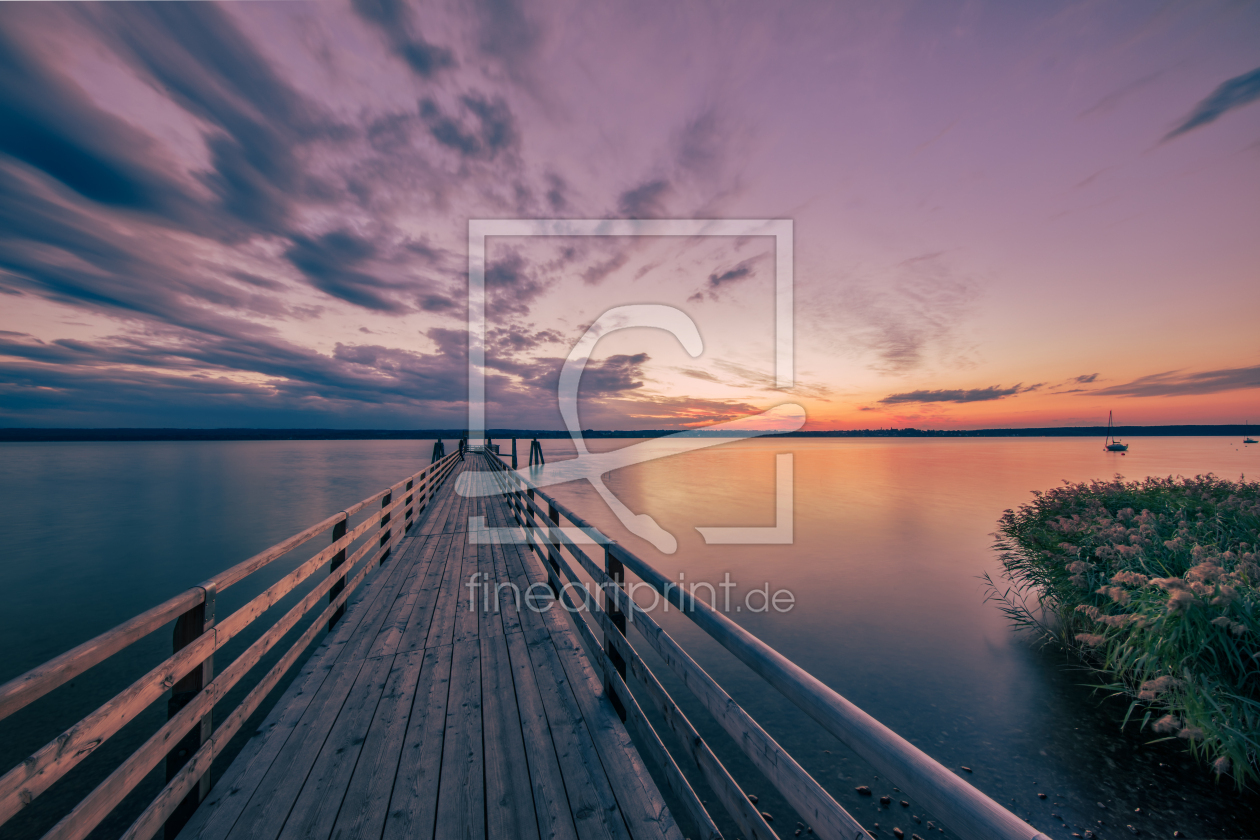 Bild-Nr.: 12911286 Sonnenuntergang am Ammersee erstellt von Achim Thomae