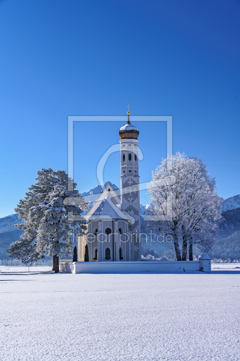 Bild-Nr.: 12911737 Kirche Sankt  Coloman im Winter erstellt von Achim Thomae
