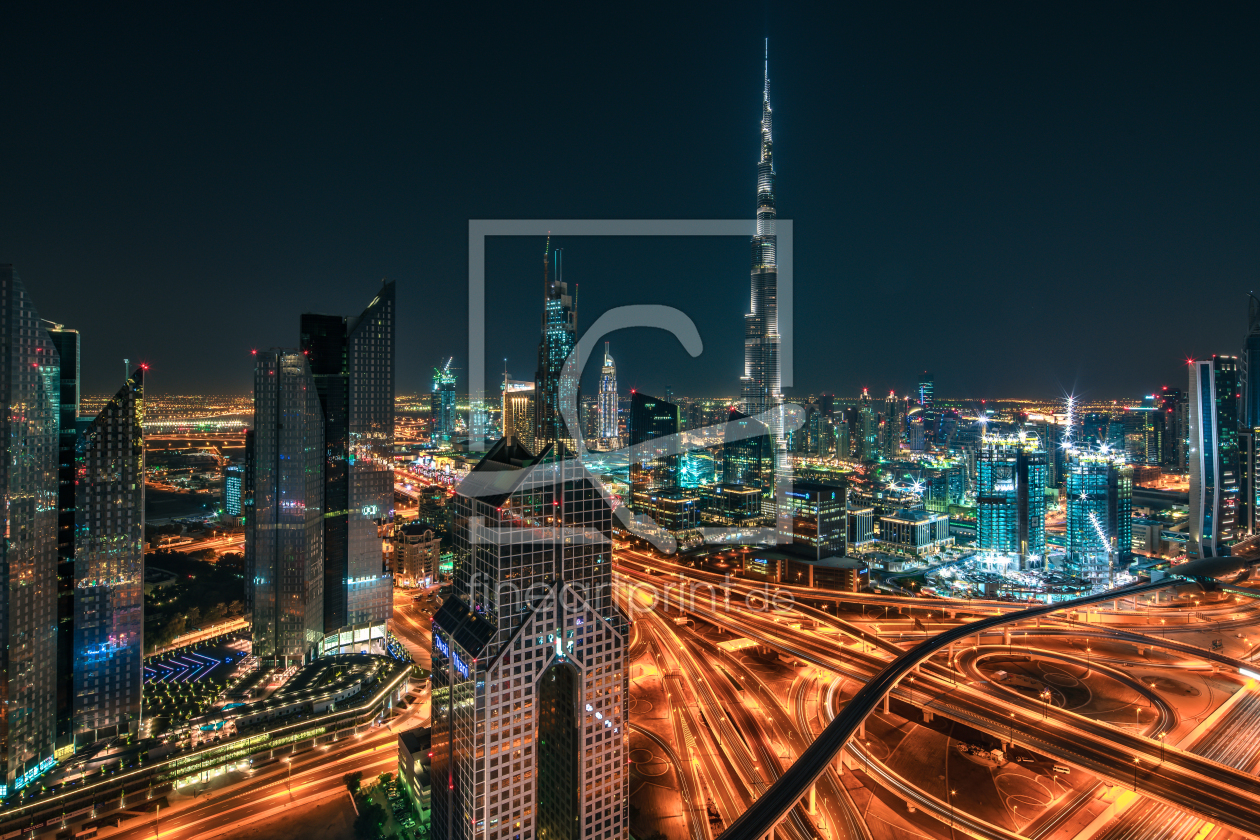 Bild-Nr.: 12911742 Dubai bei Nacht erstellt von Achim Thomae