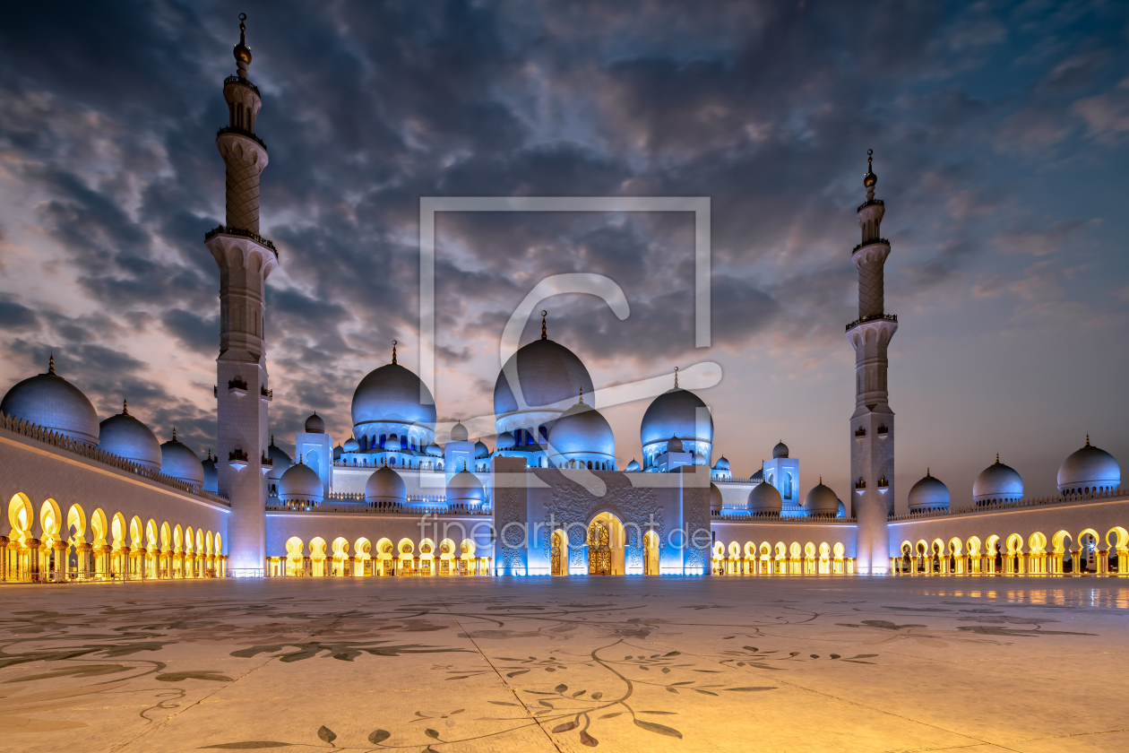 Bild-Nr.: 12911785 Sheikh Zayed Grand Mosque Abu Dhabi erstellt von Achim Thomae