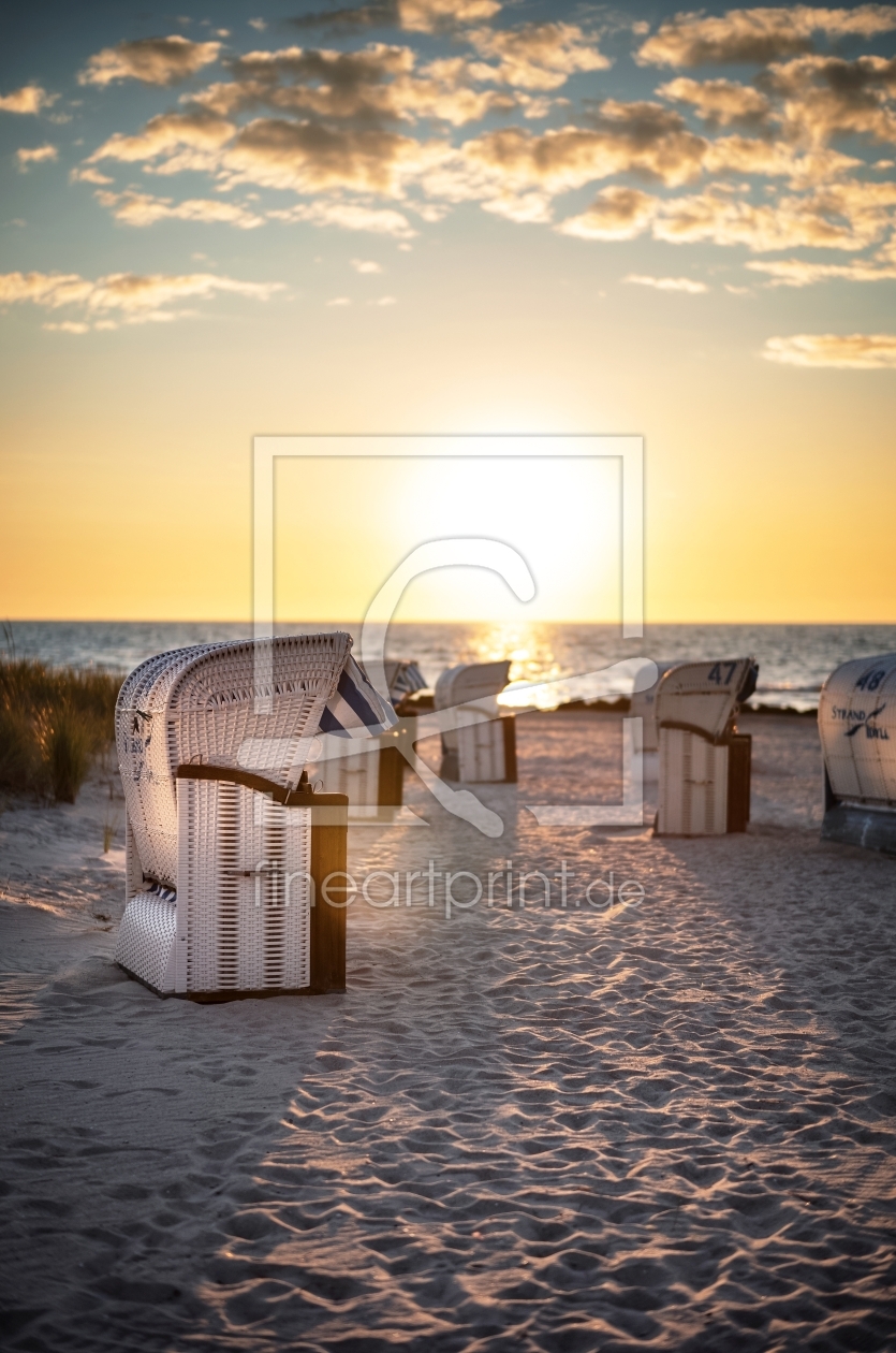 Bild-Nr.: 12912261 Warmes Licht am Strand erstellt von Nordbilder