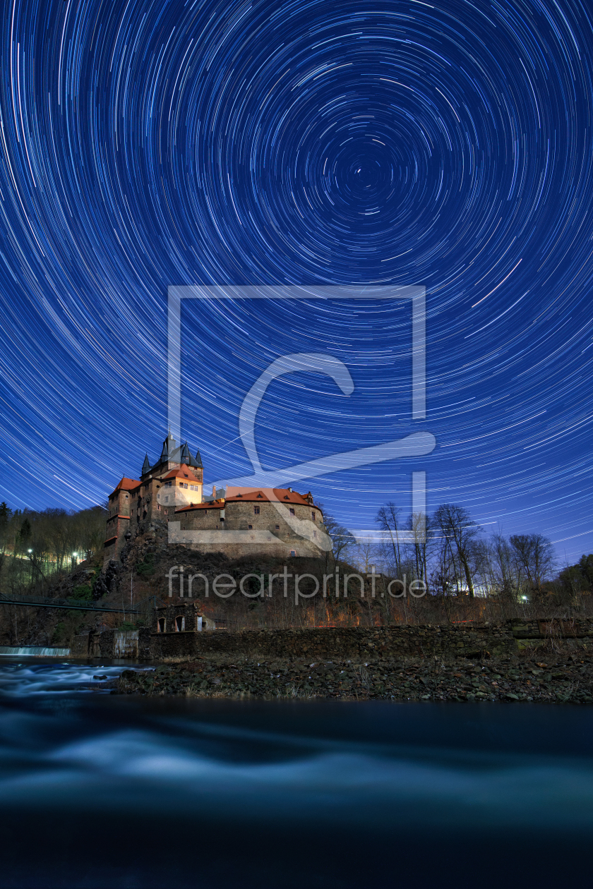 Bild-Nr.: 12912630 Burg Kriebstein unterm Sternenhimmel erstellt von Daniela Beyer