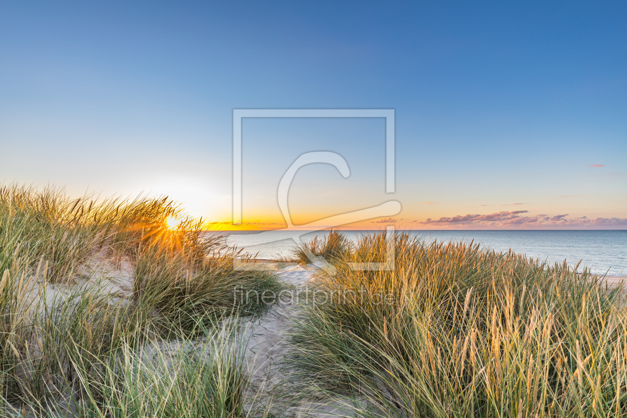 Bild-Nr.: 12912950 Farbenfroher Sonnenuntergang am Meer erstellt von Ursula Reins