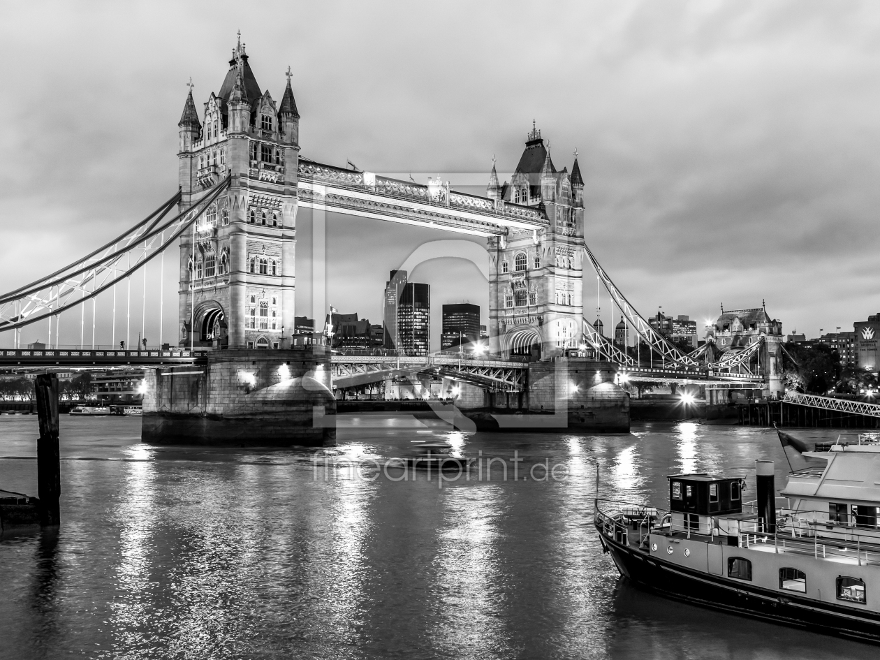 Bild-Nr.: 12913190 Tower Bridge in London - monochrom erstellt von dieterich