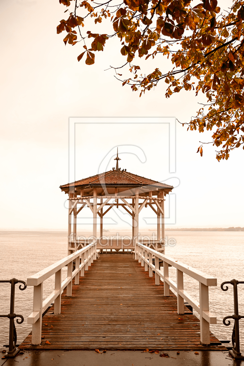 Bild-Nr.: 12913338 Pavillon am Bodensee Sepia erstellt von SusaZoom