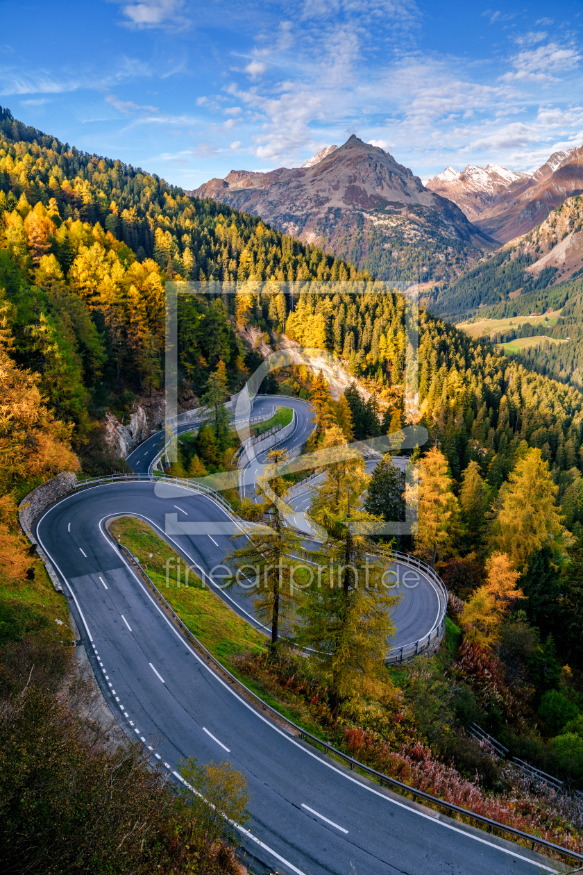 Bild-Nr.: 12914085 Herbst am Malojapass im Engadin erstellt von Achim Thomae