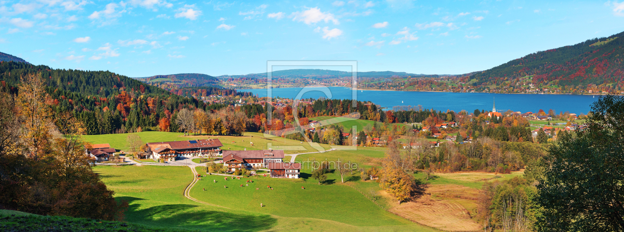 Bild-Nr.: 12914279 Tegernseeblick vom Bucherhang im Herbst erstellt von SusaZoom